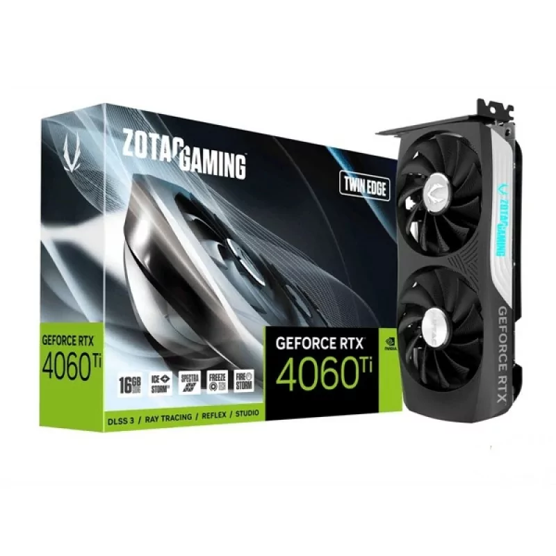 Zotac Gaming RTX 4060 Ti Twin Edge 16GB Graphics Card Zotac Gaming RTX 4060 Ti Twin Edge 16GB Graphics Card